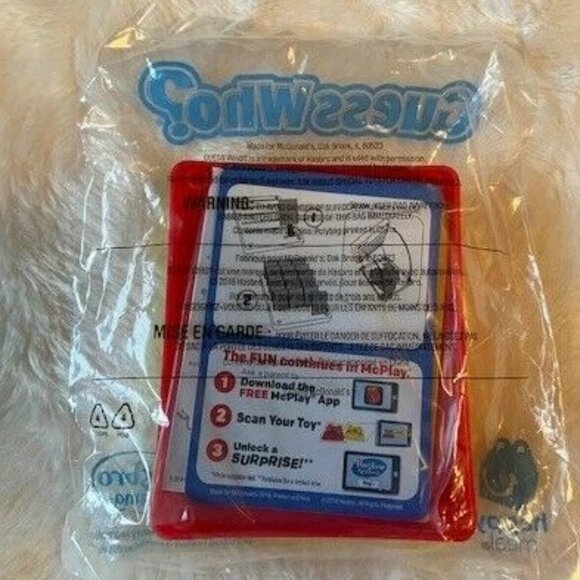2/$30 McDonald's Hasbro Gaming GUESS WHO? Mini Travel GAME Happy Meal 2018 NIP - Picture 2 of 3